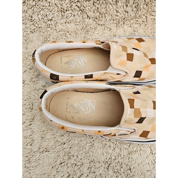 Vans Checker Slip On Breast Cancer Awareness Boobs & Nipples Men 6 Women 7.5 - Picture 5 of 9